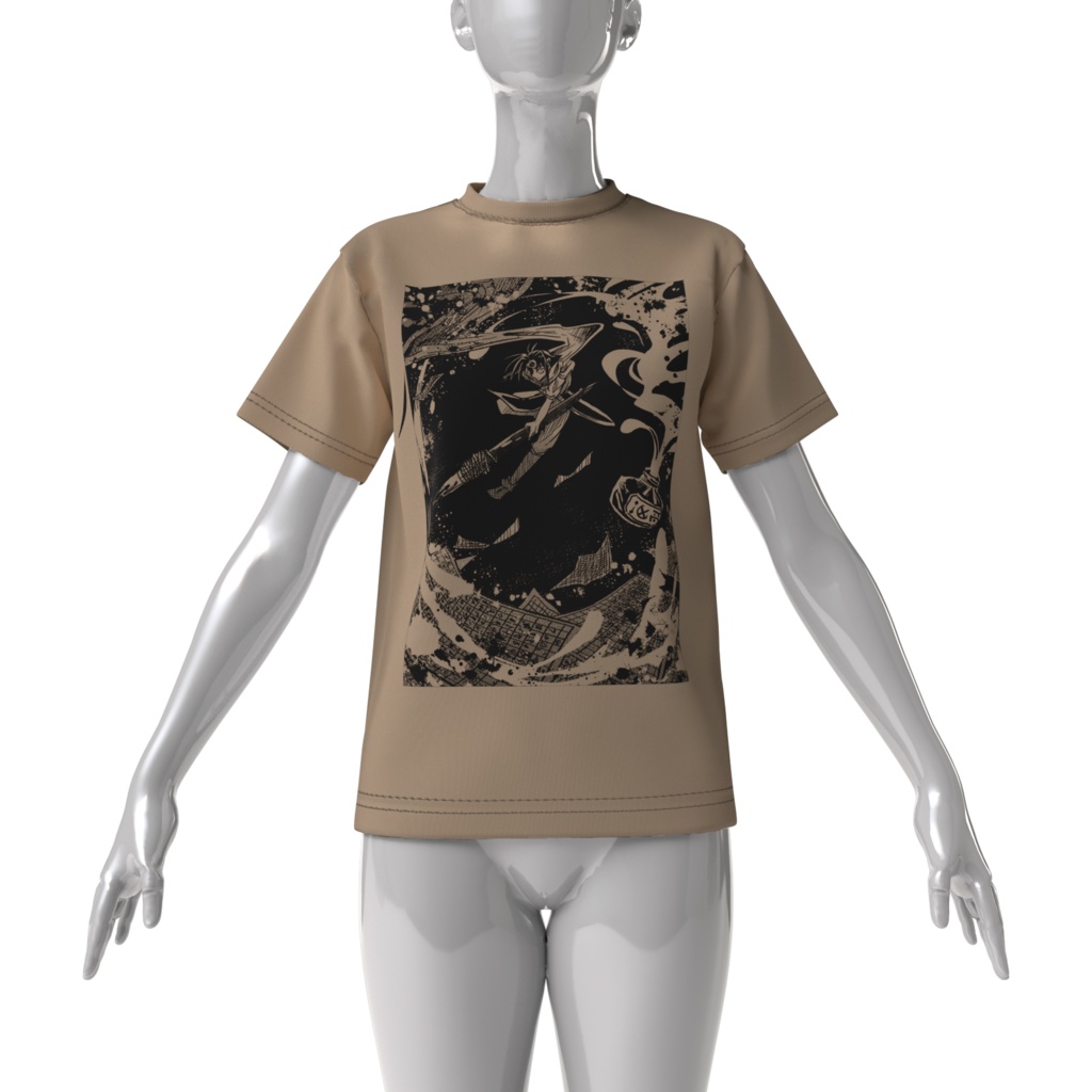 ギン君ビッグシルエットTシャツ