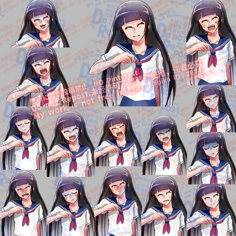 【無料版有り】立ち絵素材【糸目のコ】