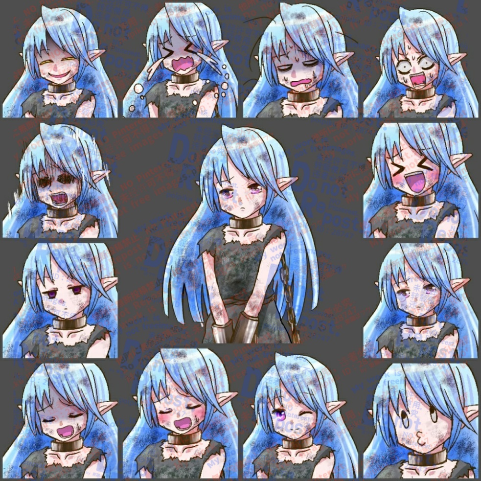 立ち絵素材【エルフ】