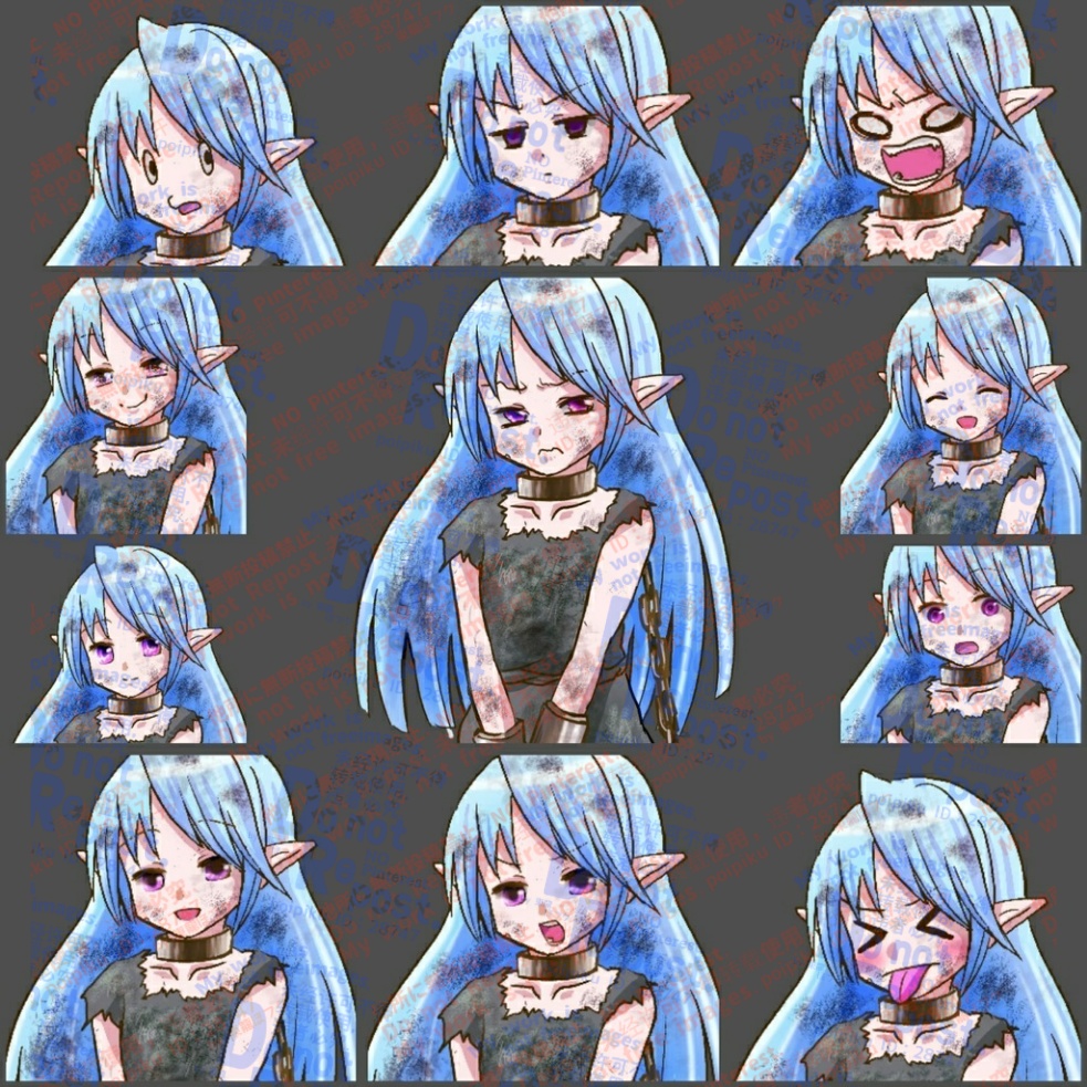 立ち絵素材【エルフ】