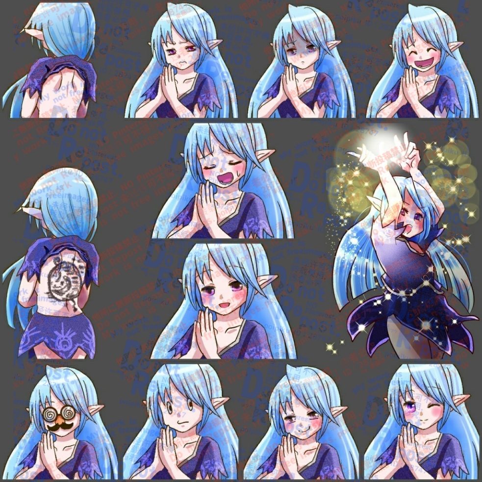 立ち絵素材【エルフ】