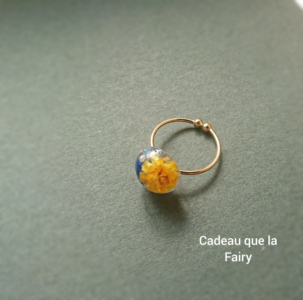 【No.390】かすみ草の指輪