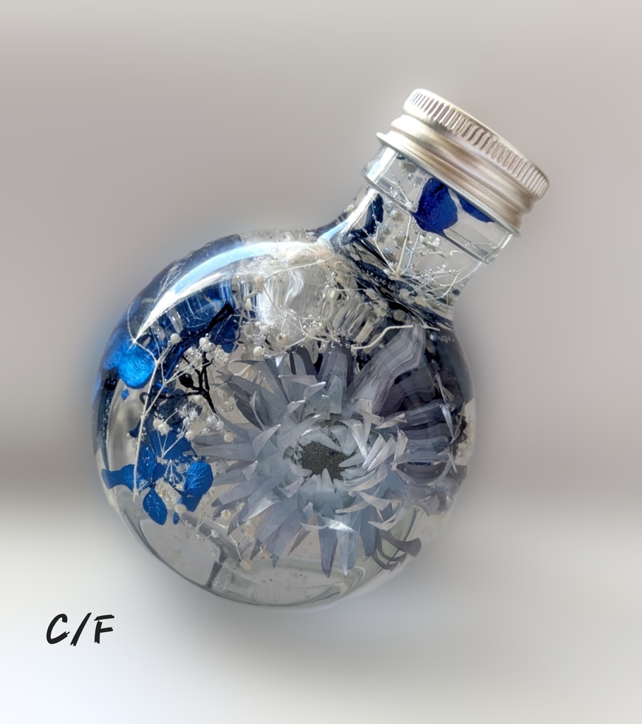 ハーバリウム(ブルー)