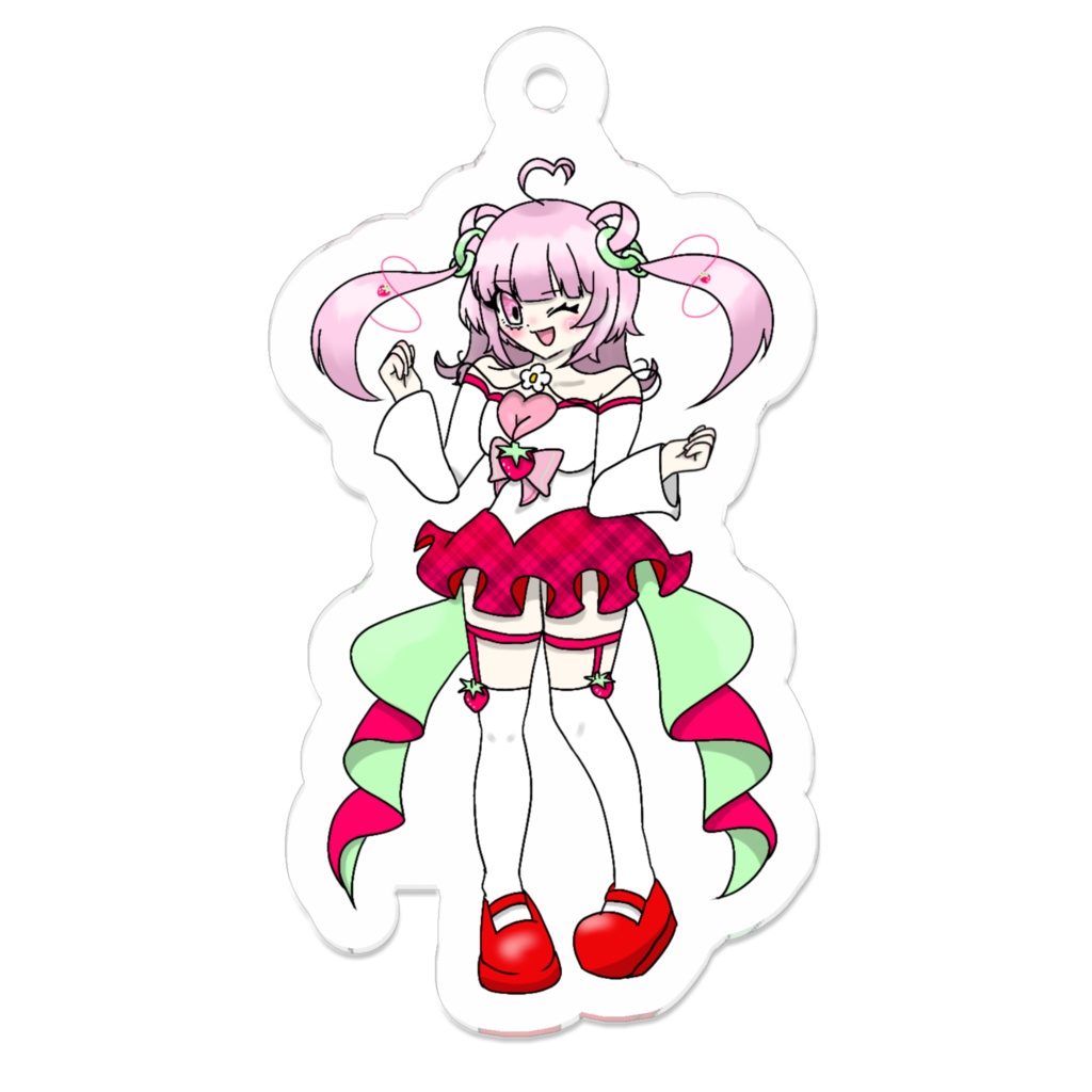 苺桜めこ　新衣装アクリルキーホルダー