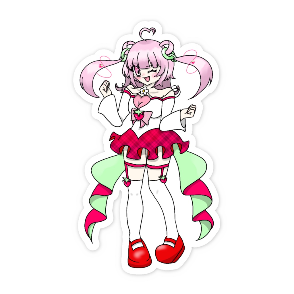 苺桜めこ 新衣装ステッカー