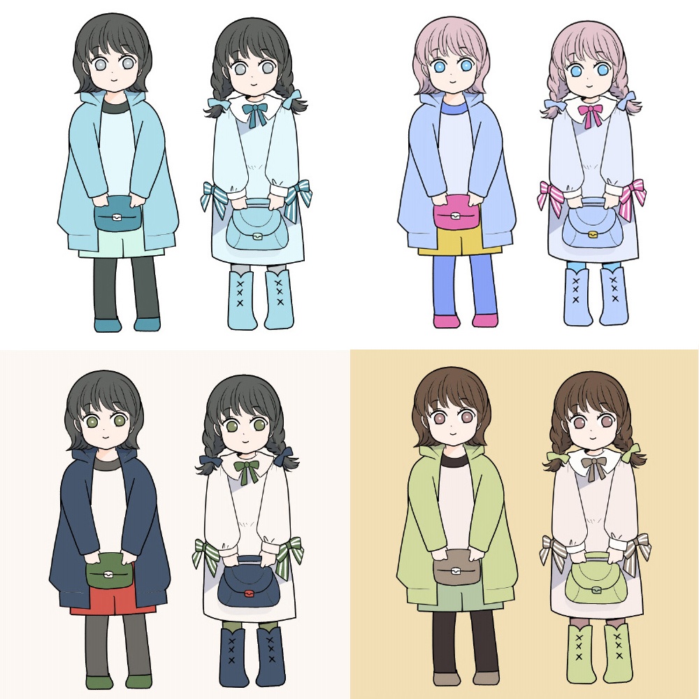 【期間限定価格】1clickカラー配色【SNSキャンペーン開催中】