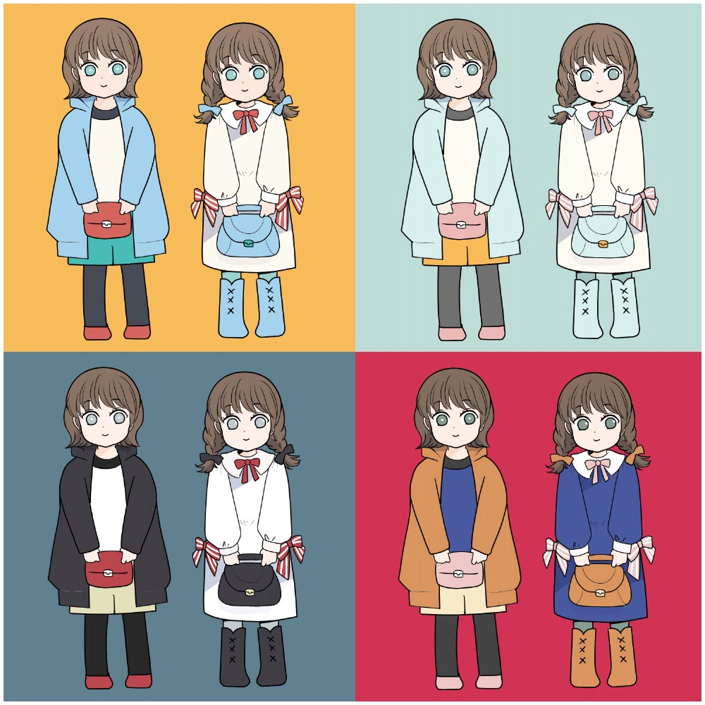 【期間限定価格】1clickカラー配色【SNSキャンペーン開催中】