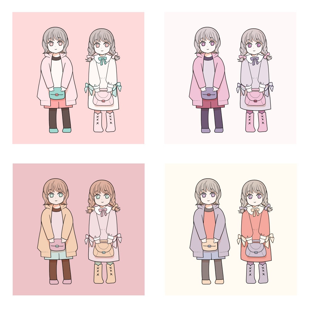 【追加カラーセット①】パステル同系色カラーセット<全25種>