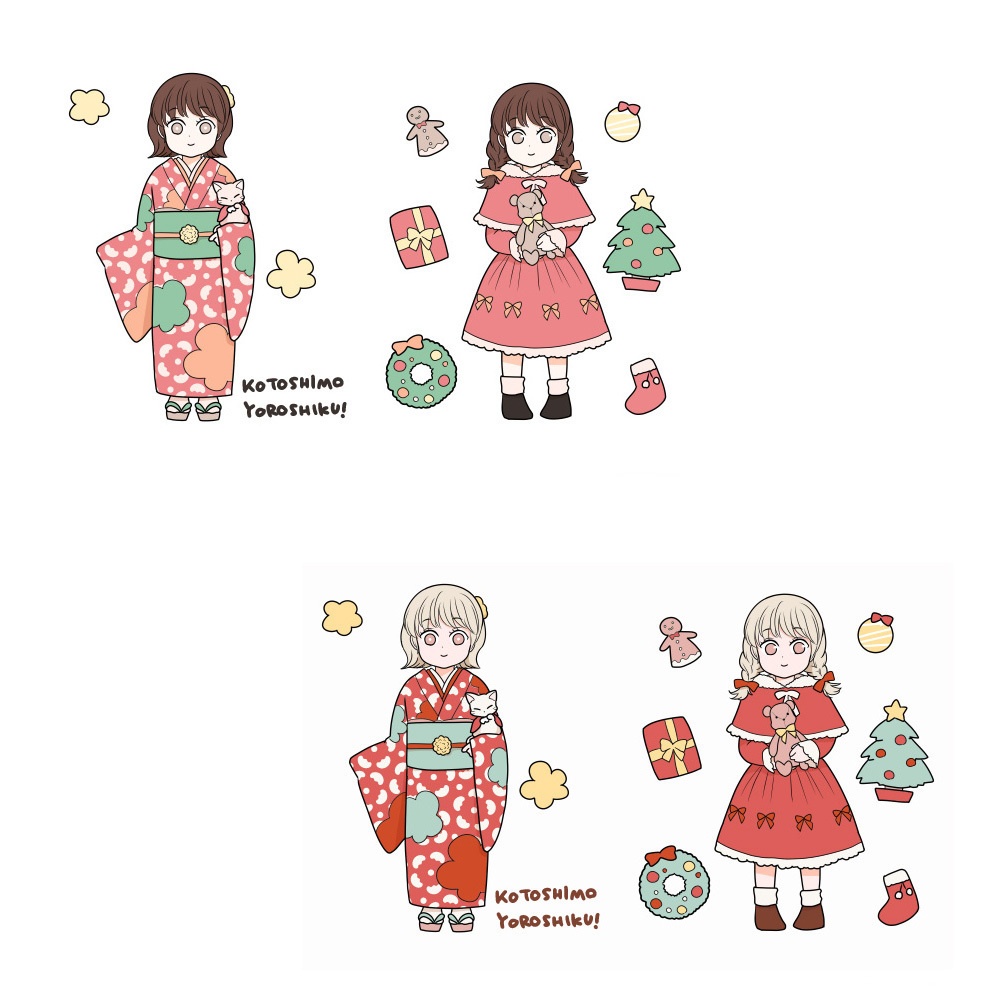【追加カラーセット②】クリスマス&正月カラーセット<全25種>