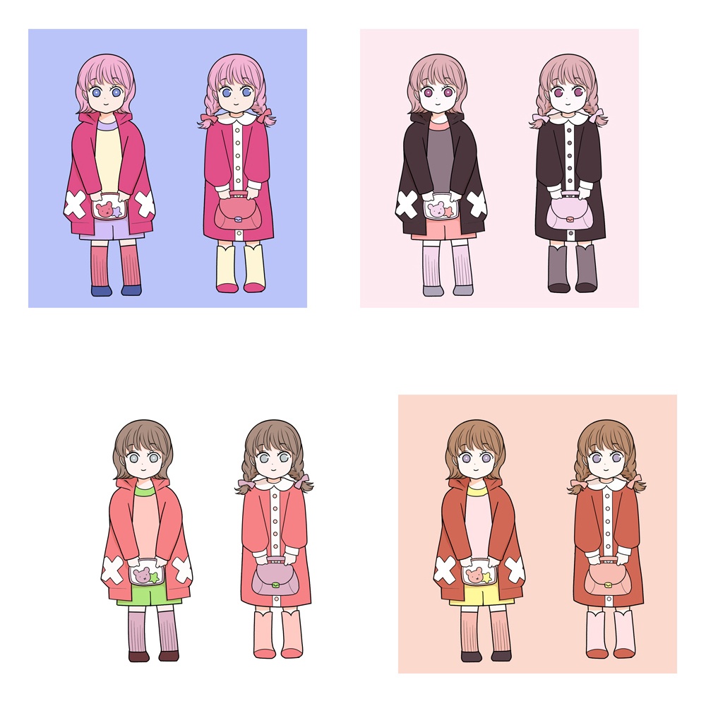 【追加カラーセット③】乙女(ガーリー)カラーセット<全25種>