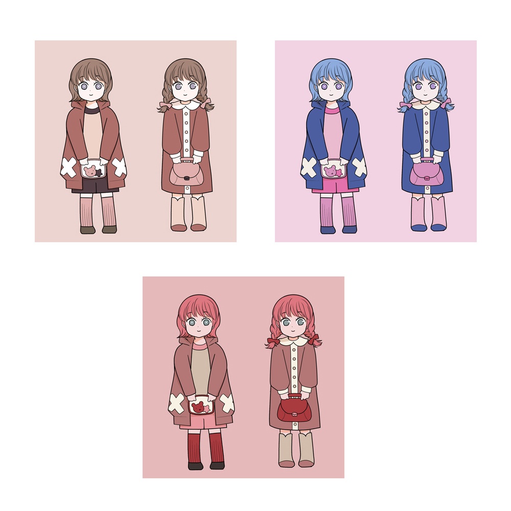 【追加カラーセット③】乙女(ガーリー)カラーセット<全25種>