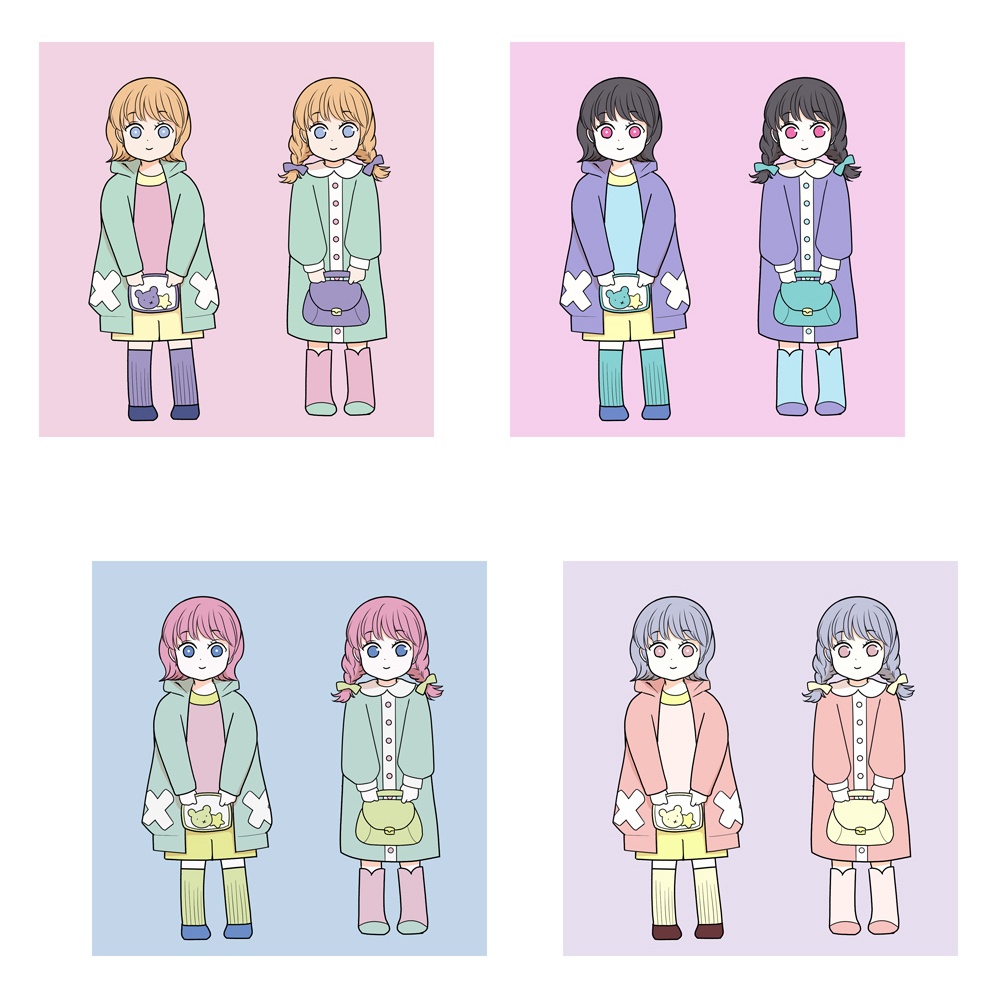 【追加カラーセット③】乙女(ガーリー)カラーセット<全25種>