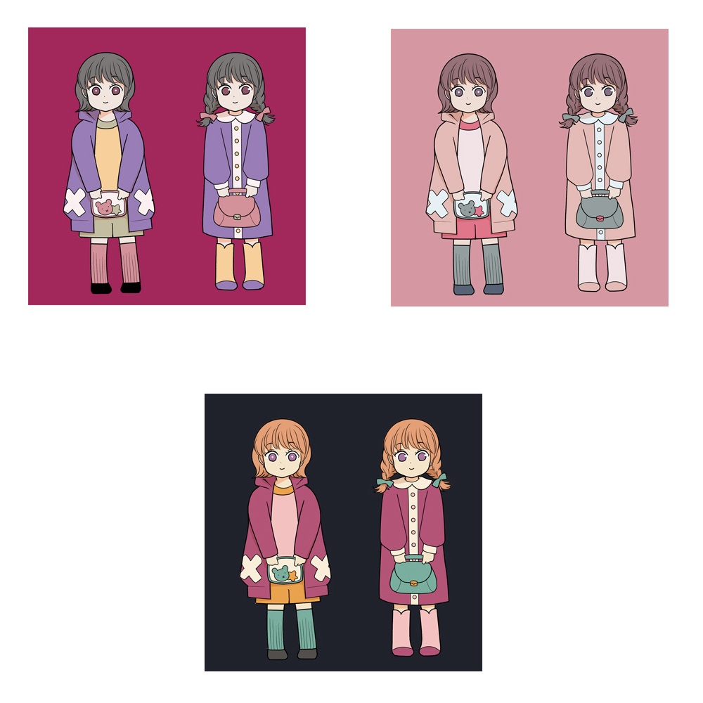 【追加カラーセット③】乙女(ガーリー)カラーセット<全25種>