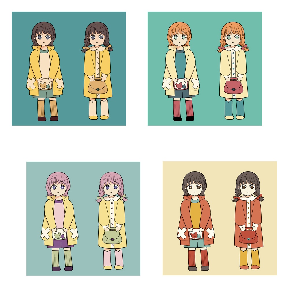 【追加カラーセット④】レトロアニメ&雑誌カラーセット<全25種>