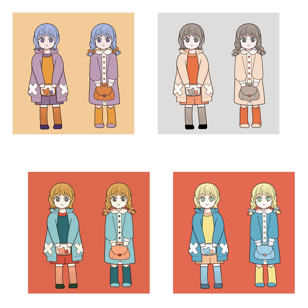 【追加カラーセット④】レトロアニメ&雑誌カラーセット<全25種>