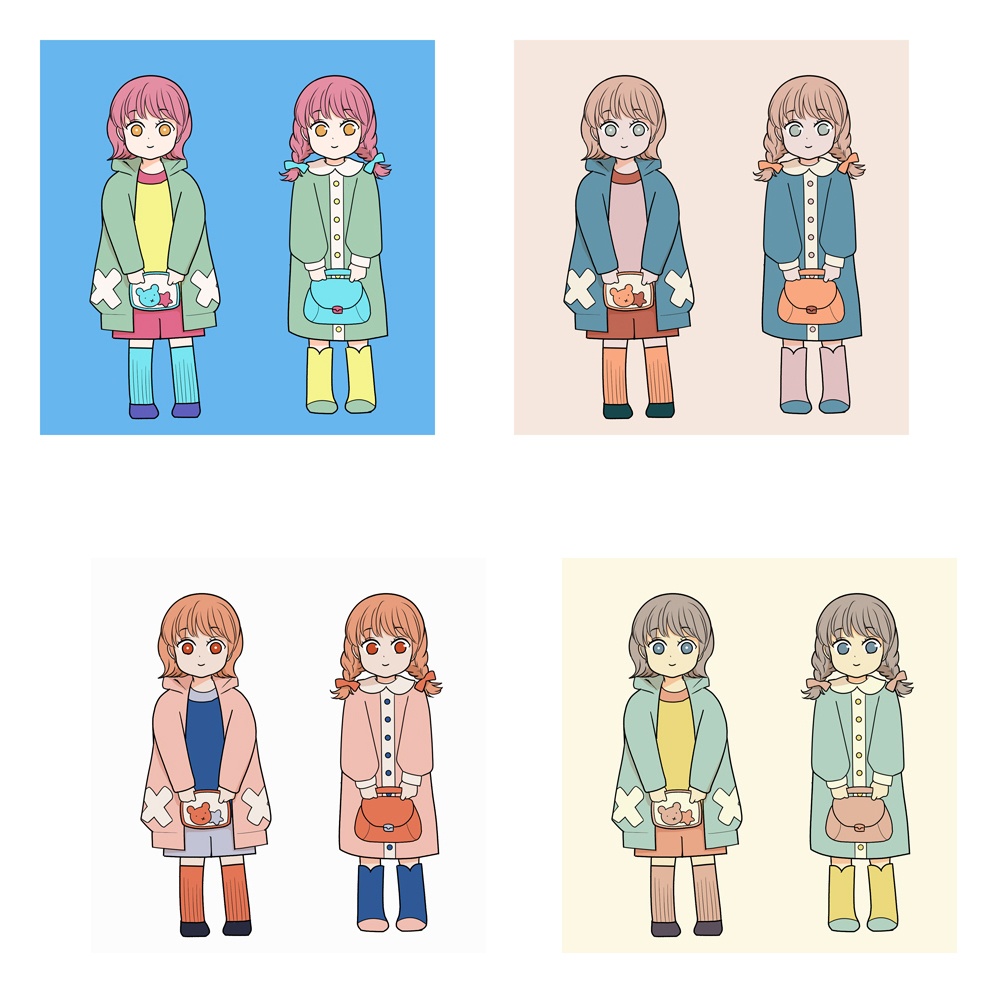 【追加カラーセット④】レトロアニメ&雑誌カラーセット<全25種>