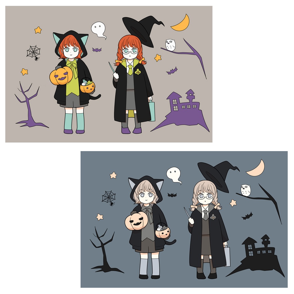 【追加カラーセット⑤】ハロウィン&魔法学校カラーセット<全25種>