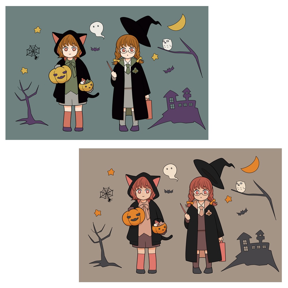 【追加カラーセット⑤】ハロウィン&魔法学校カラーセット<全25種>