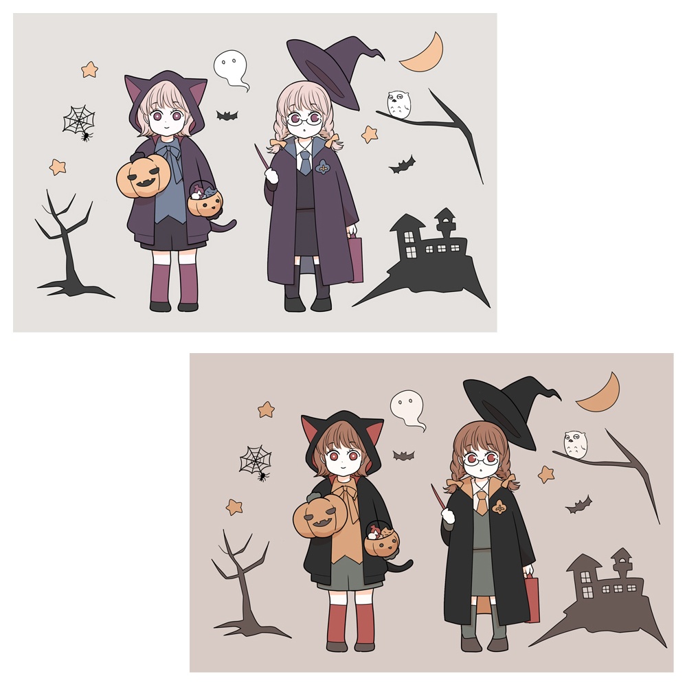 【追加カラーセット⑤】ハロウィン&魔法学校カラーセット<全25種>