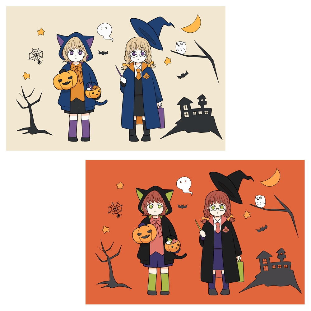 【追加カラーセット⑤】ハロウィン&魔法学校カラーセット<全25種>