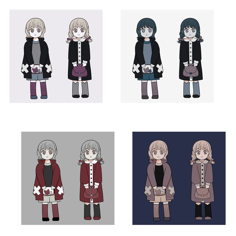 【追加カラーセット⑦】クラシック&ゴシックカラーセット<全25種>