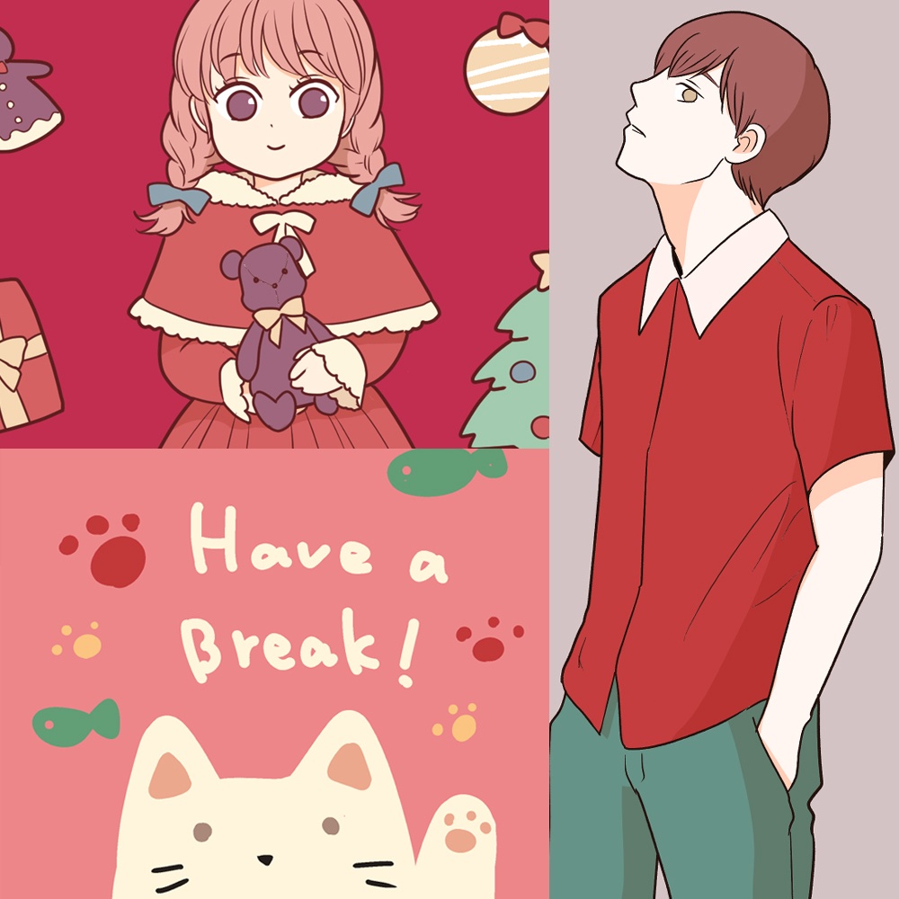 【お得!3カラーセット①】クリスマス&正月/乙女/レトロカラーセット<全75種>