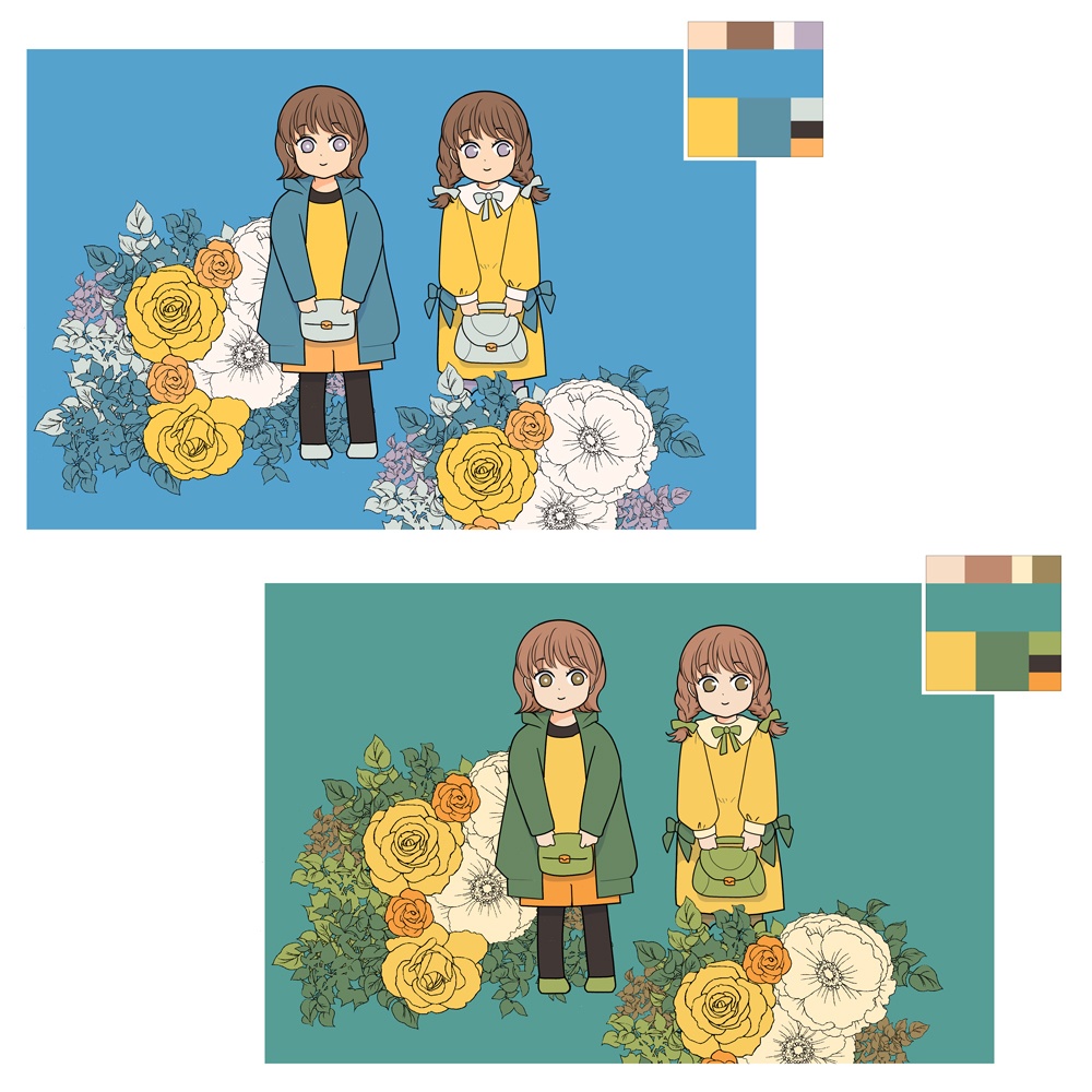 【追加カラーセット⑧】ボタニカルカラーセット<全25種>