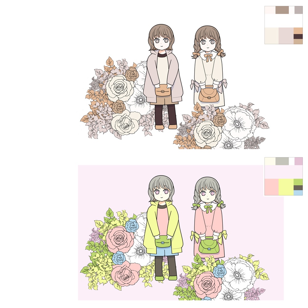 【追加カラーセット⑧】ボタニカルカラーセット<全25種>