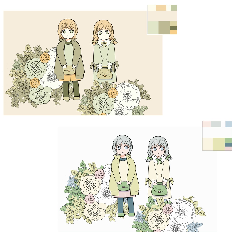 【追加カラーセット⑧】ボタニカルカラーセット<全25種>