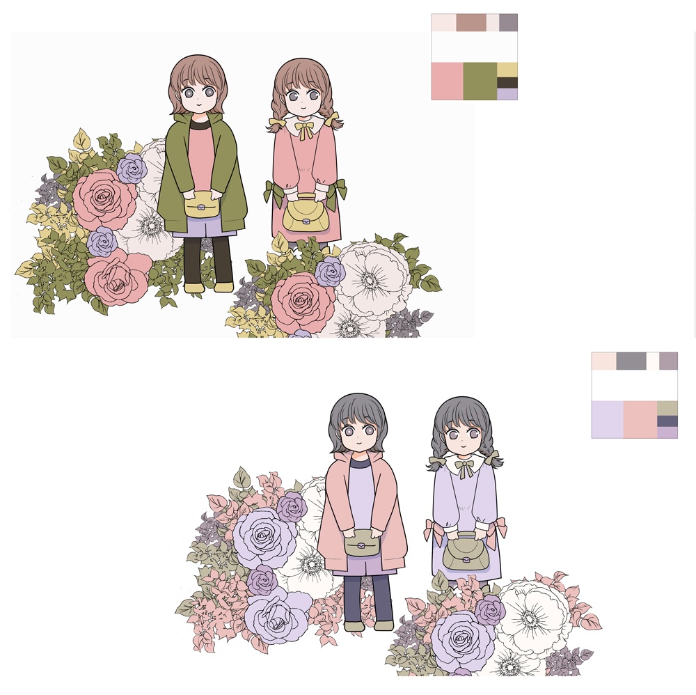 【追加カラーセット⑧】ボタニカルカラーセット<全25種>