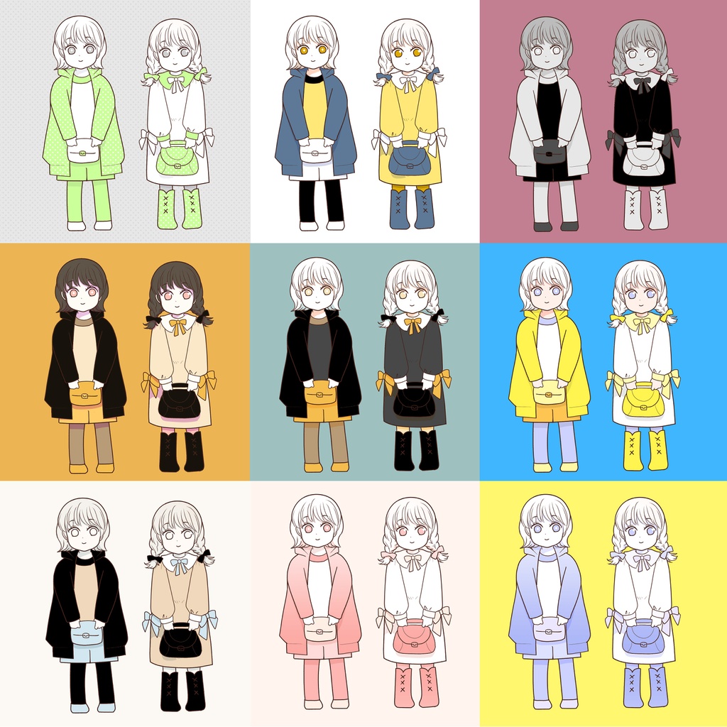 【お得!2カラーセット】ボタニカル/SNSカラーセット<全50+α種>