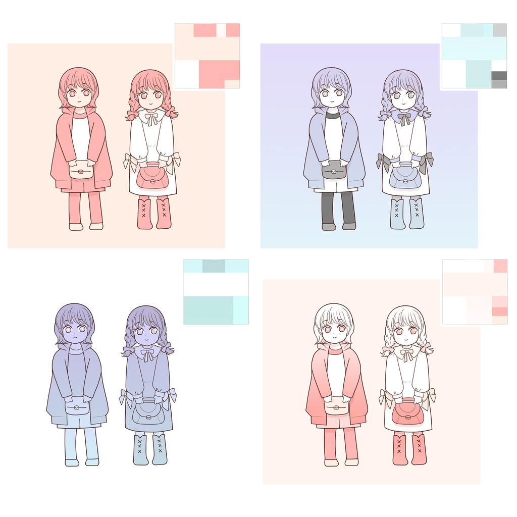 【お得!2カラーセット】ボタニカル/SNSカラーセット<全50+α種>