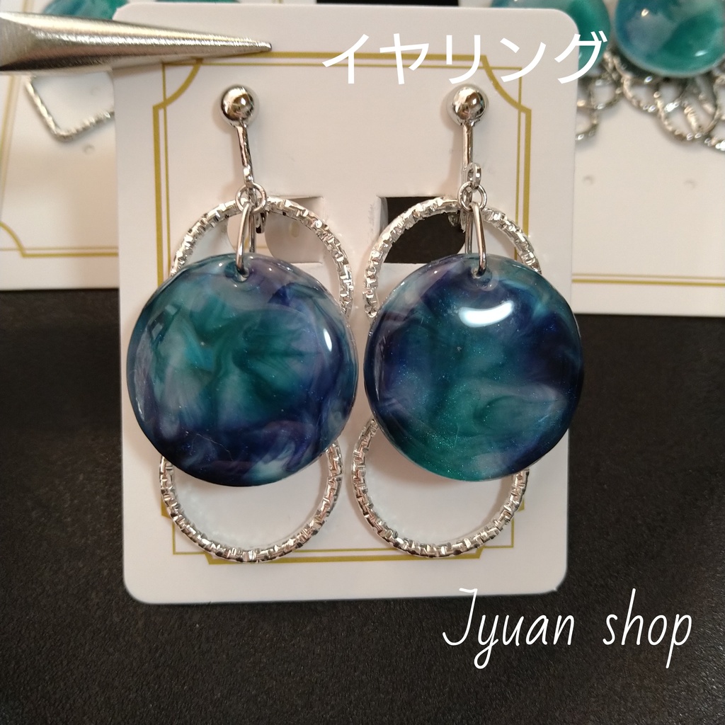 【頒布終了】鬼滅 さねぎゆイメージ 2wayピアス/イヤリング