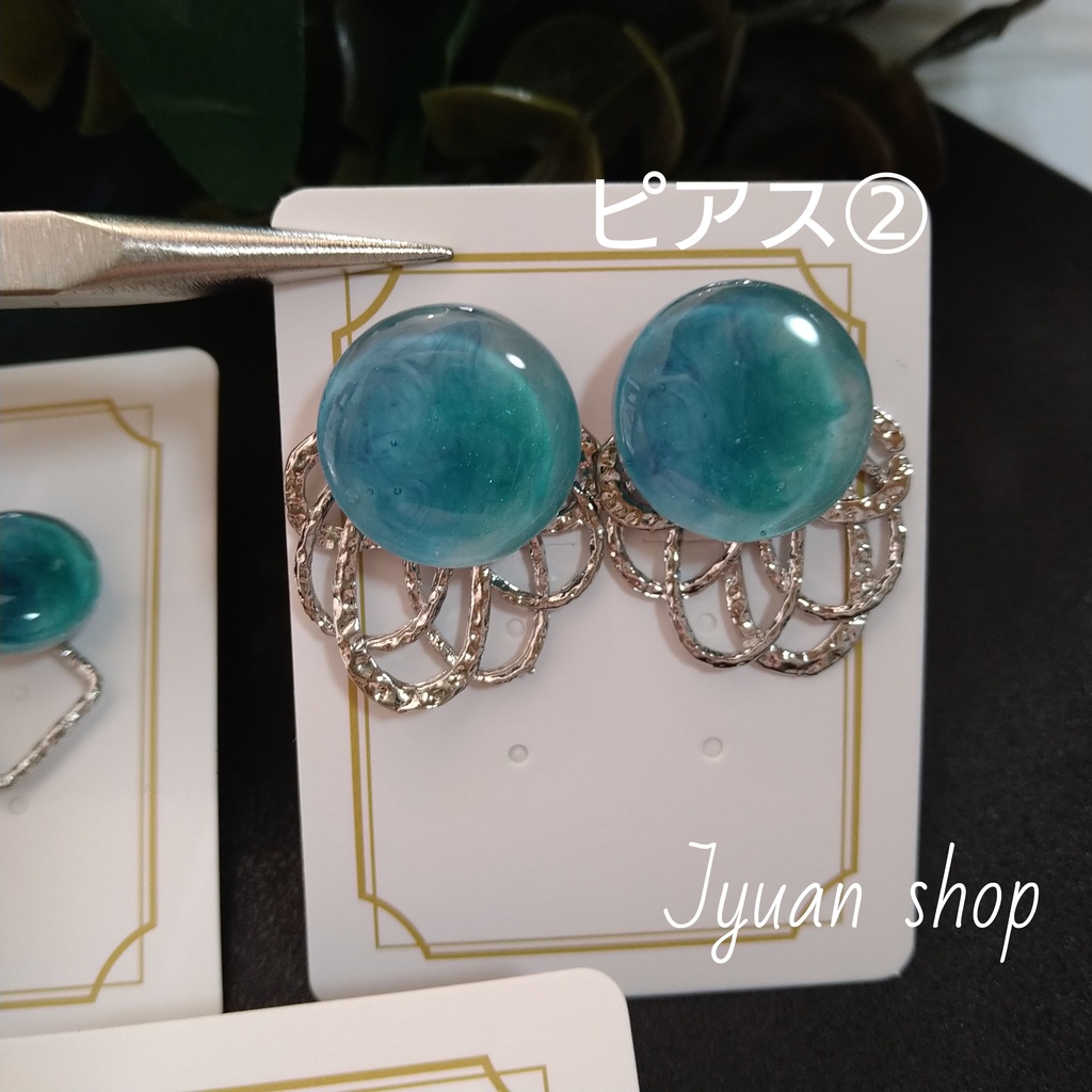 【頒布終了】鬼滅 さねぎゆイメージ 2wayピアス/イヤリング