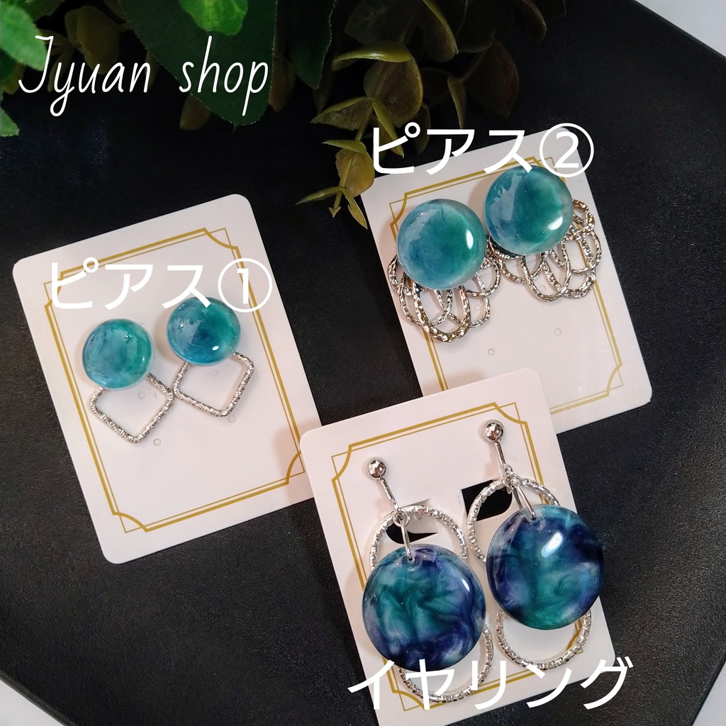 【頒布終了】鬼滅 さねぎゆイメージ 2wayピアス/イヤリング