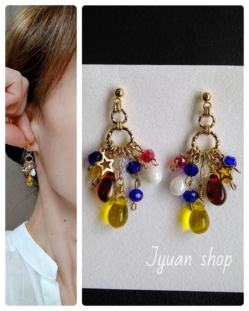 ヒロアカ オールマイト イメージ ピアス/イヤリング