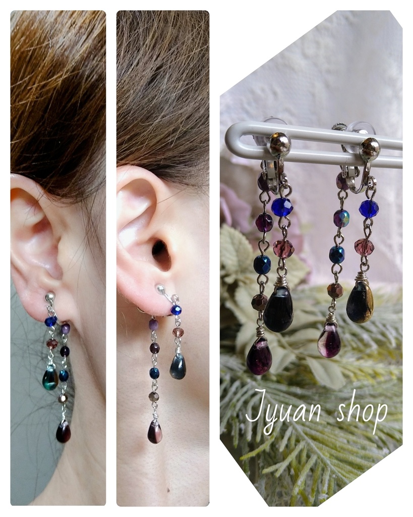 鬼滅 宇髄天元 音柱&引退後 イメージ イヤリング/ピアス