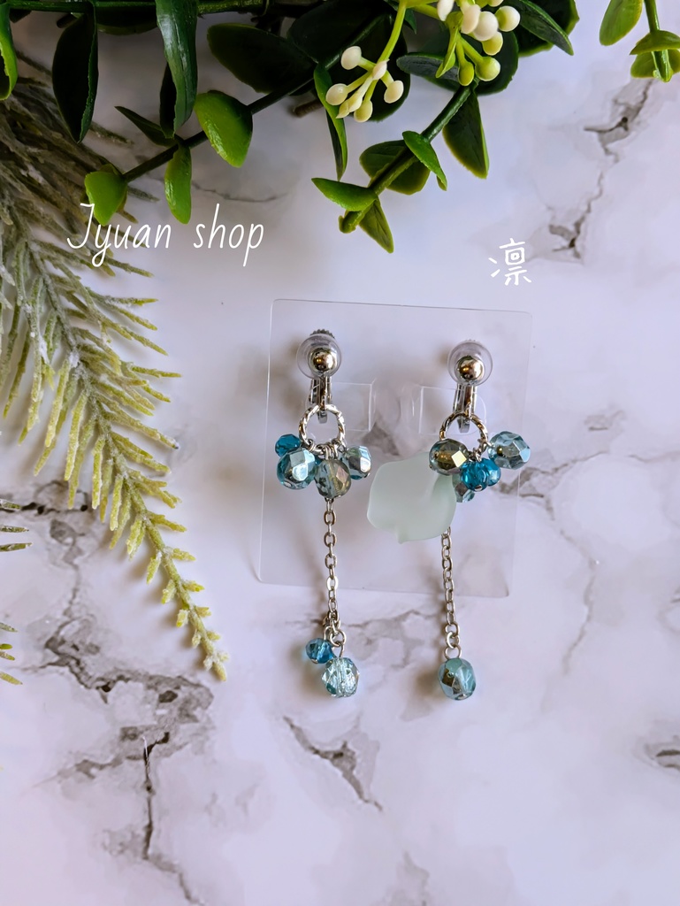 ブルーロック イメージカラー イヤリング/ピアス *凪*玲王*馬狼*ニ子*蟻生*凛 ver.