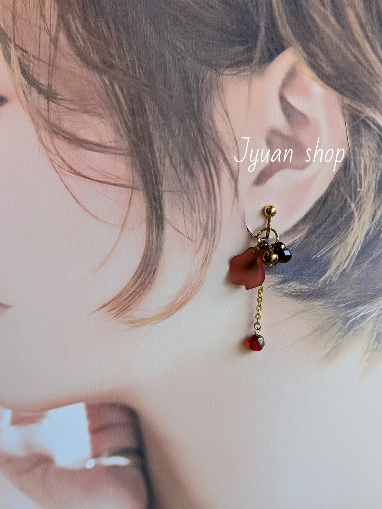 ブルーロック イメージカラー イヤリング/ピアス *凪*玲王*馬狼*ニ子*蟻生*凛 ver.