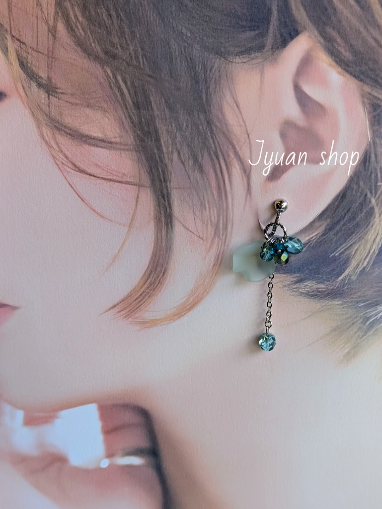 ブルーロック イメージカラー イヤリング/ピアス *凪*玲王*馬狼*ニ子*蟻生*凛 ver.