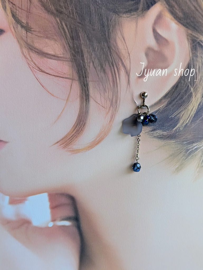 ブルーロック イメージカラー イヤリング/ピアス *冴*士道*愛空*烏*乙夜*氷織*雪宮*絵心 ver.