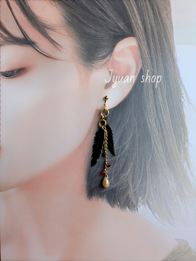 ヒロアカ ホークス イメージ イヤリング/ピアス