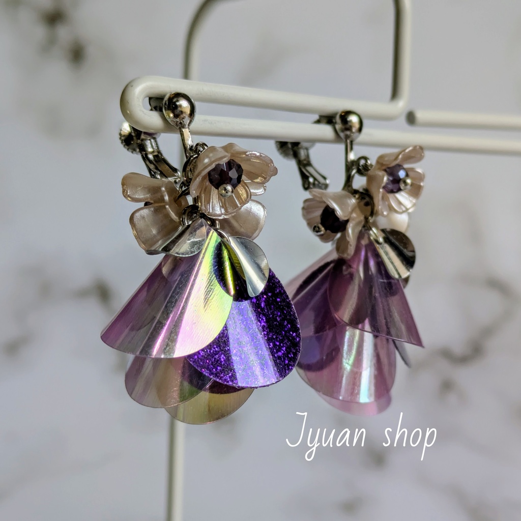 ヒロアカ “死柄木弔ver.2” “荼毘” イメージカラー イヤリング/ピアス