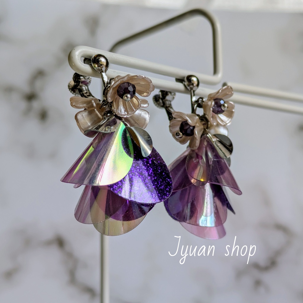 ヒロアカ “死柄木弔ver.2” “荼毘” イメージカラー イヤリング/ピアス