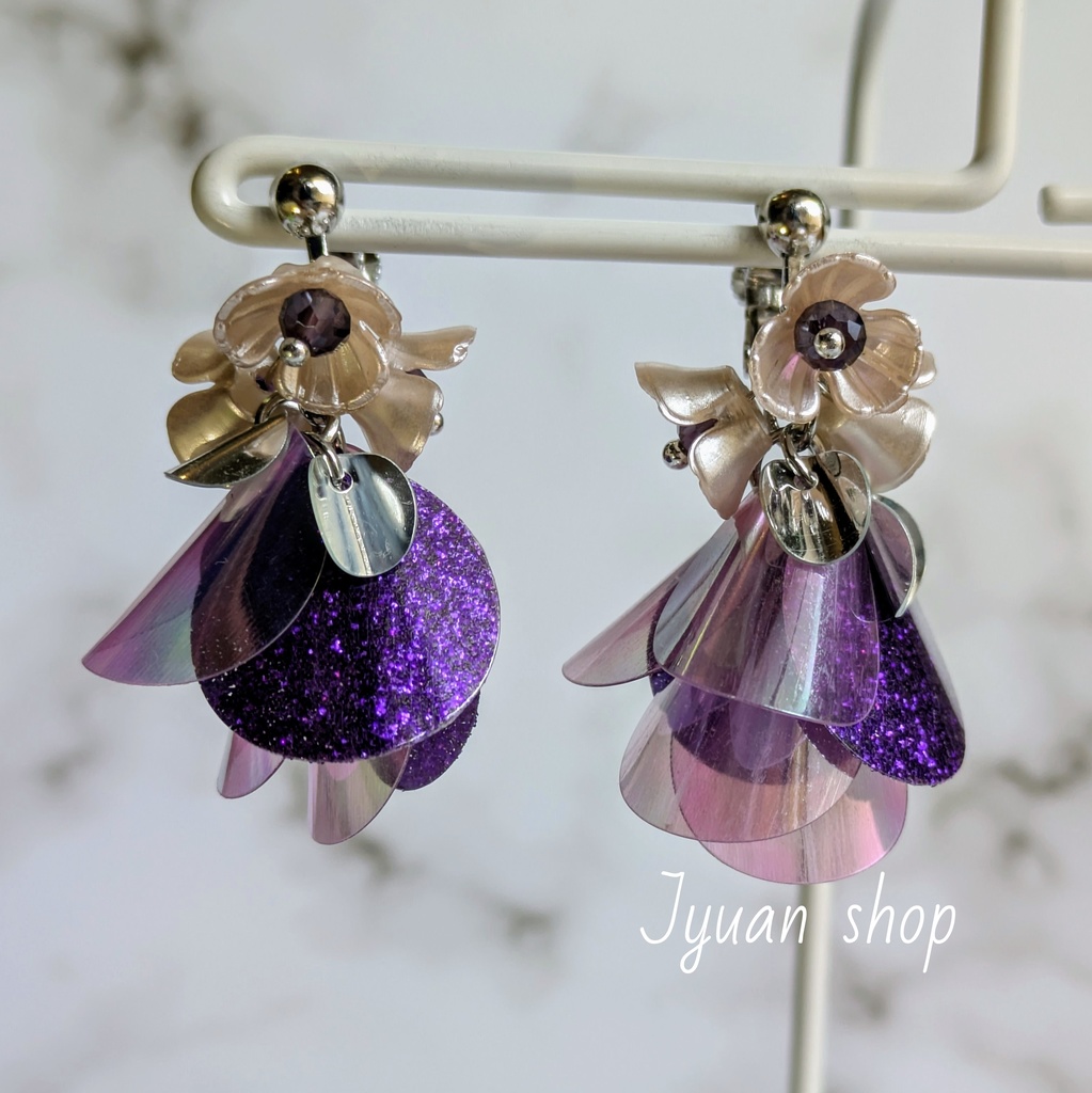 ヒロアカ “死柄木弔ver.2” “荼毘” イメージカラー イヤリング/ピアス