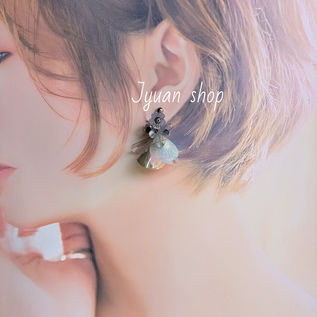 ヒロアカ “死柄木弔ver.2” “荼毘” イメージカラー イヤリング/ピアス