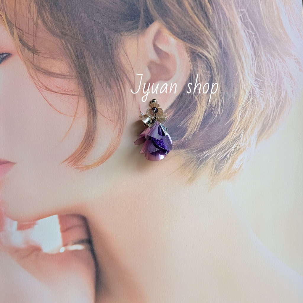 ヒロアカ “死柄木弔ver.2” “荼毘” イメージカラー イヤリング/ピアス