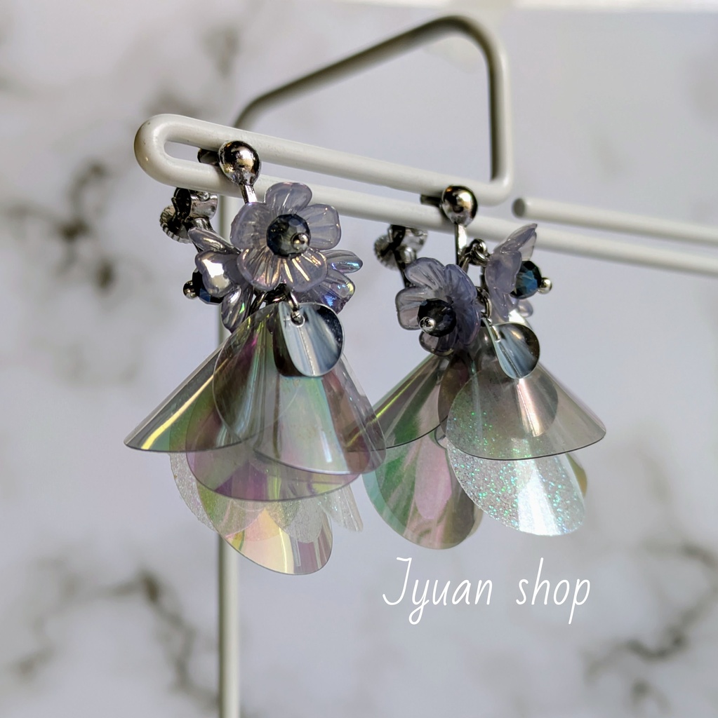 ヒロアカ “死柄木弔ver.2” “荼毘” イメージカラー イヤリング/ピアス