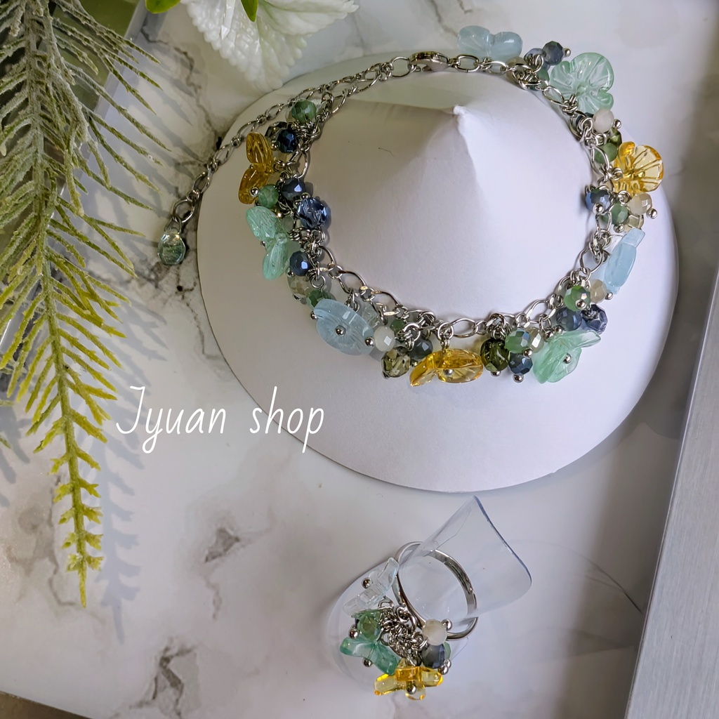 呪術廻戦 さしす イメージカラー ブレスレット&リング