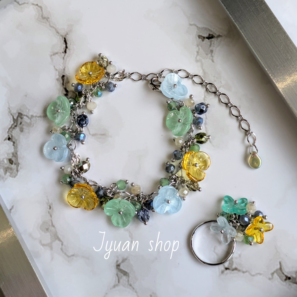 呪術廻戦 さしす イメージカラー ブレスレット&リング